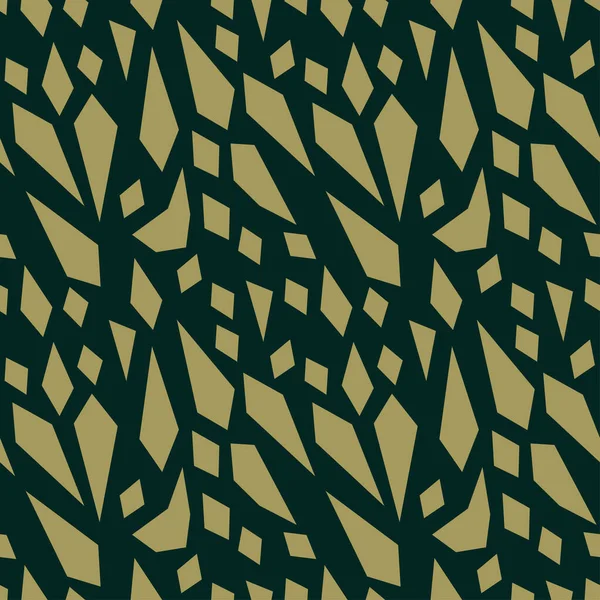 Абстрактный Рисунок Оливково Зеленый Вдохновленный Острыми Фрагментами Векторный Шаблон Брендинга — стоковый вектор