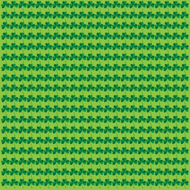 Aziz Patrick günü kesintisiz vektör desen yeşil zemin üzerine