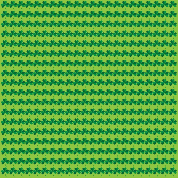圣帕特里克节无缝向量样式在绿色背景 — 图库矢量图片
