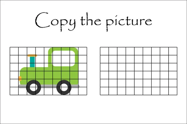 Copiez Image Locomotive Dans Style Dessin Animé Formation Compétences Dessin — Image vectorielle