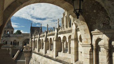 Fisherman's burçlarından Buda kemer, Castle Hill doğal görünümü