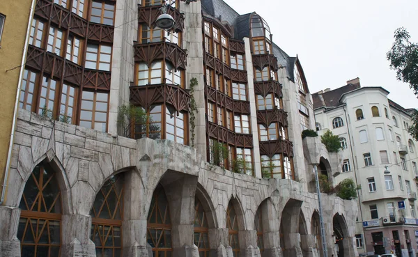 Beautiful Building Street Buda — Stock Photo, Image