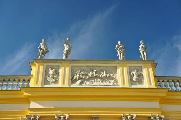 Palácio Real de Wilanow em Varsóvia, Polônia. A Europa . — Fotografia de Stock