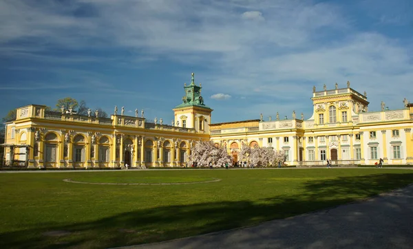 Palacio Real de Wilanow en Varsovia, Polonia. Europa . —  Fotos de Stock