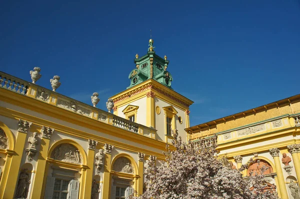 Palacio Real de Wilanow en Varsovia, Polonia. Europa . —  Fotos de Stock