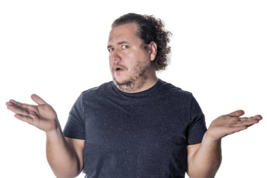 Güvensizlik elinde kadar şaşırmış adam atar