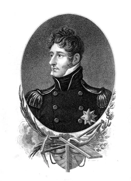 Porträtt Lord Cochrane — Stockfoto