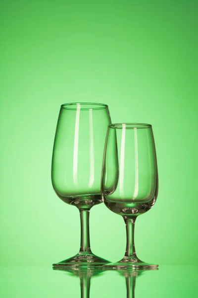 Two empty glasses for cocktail — Stock Photo, Image