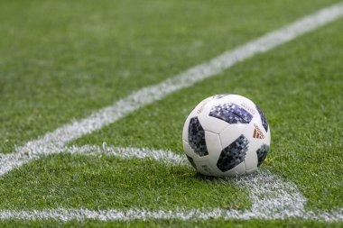 Moskova, Rusya - 14 Haziran 2018: açılış maçında Luzhniki Stadı, Suudi Arabistan ve Rusya arasındaki