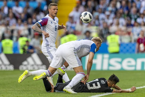 Moskwa Rosja Czerwca 2018 Gra Fifa World Cup Spartak Stadium — Zdjęcie stockowe