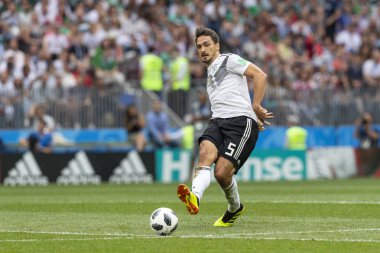 Moskova, Rusya - Haziran, 2018: Spartak stadyumu, FIFA Dünya Kupası oyunu.