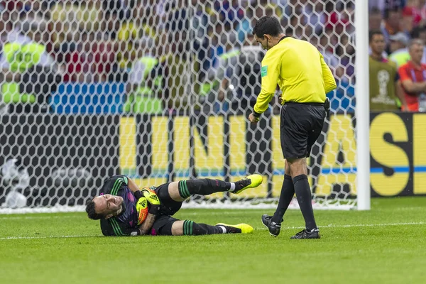 Moskova, Rusya - Haziran, 2018: Spartak stadyumu, FIFA Dünya Kupası oyunu.