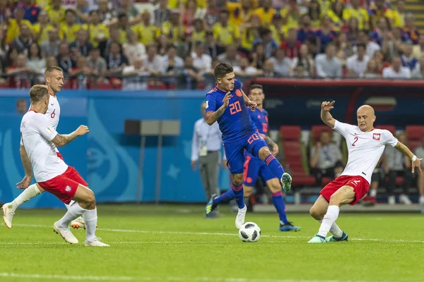 Moskwa Rosja Czerwca 2018 Gra Fifa World Cup Spartak Stadium — Zdjęcie stockowe