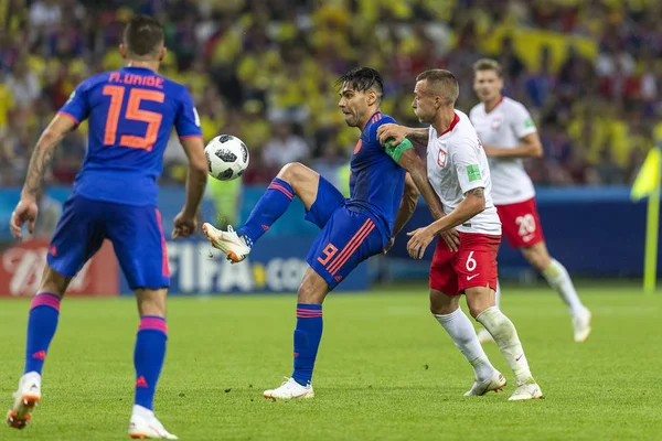 Moskova, Rusya - Haziran, 2018: Spartak stadyumu, FIFA Dünya Kupası oyunu.