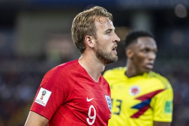 Moskova, Rusya - Temmuz, 2018: Spartak stadyumu, FIFA Dünya Kupası oyunu.