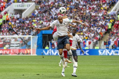Moskova, Rusya - Temmuz, 2018: Spartak stadyumu, FIFA Dünya Kupası oyunu.