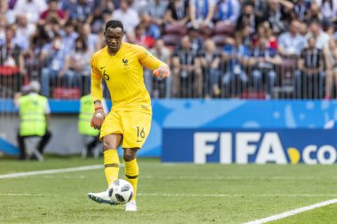 Moskova, Rusya - Temmuz, 2018: Spartak stadyumu, FIFA Dünya Kupası oyunu.