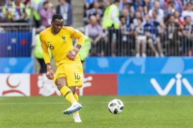 Moskova, Rusya - Temmuz, 2018: Spartak stadyumu, FIFA Dünya Kupası oyunu.