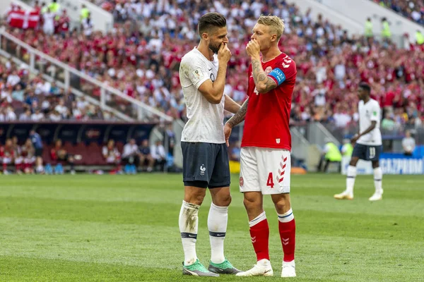 Moscou Russie Juillet 2018 Match Coupe Monde Fifa Spartak Stadium — Photo