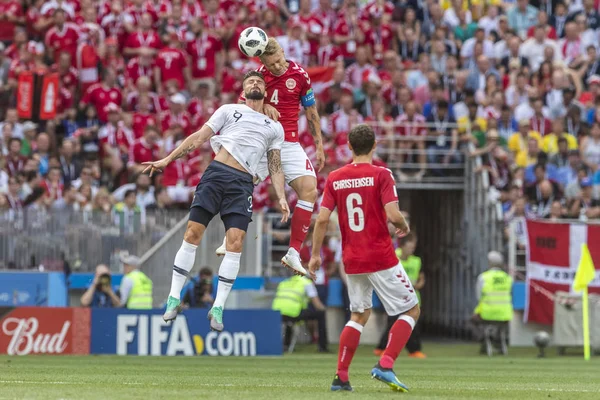 Moskwa Rosja Lipca 2018 Gra Fifa World Cup Spartak Stadium — Zdjęcie stockowe