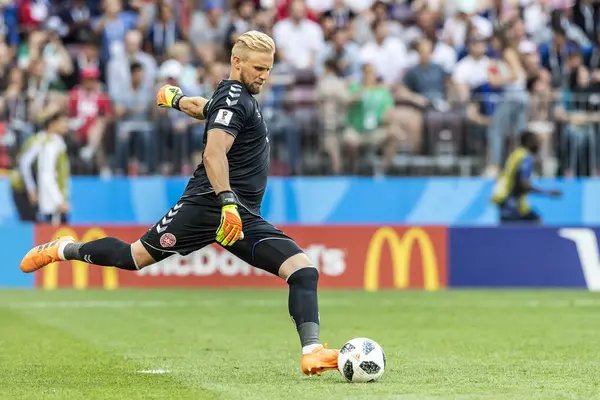Moskova, Rusya - Temmuz, 2018: Spartak stadyumu, FIFA Dünya Kupası oyunu.