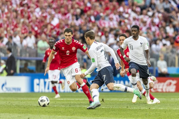 Moscou Russie Juillet 2018 Match Coupe Monde Fifa Spartak Stadium — Photo