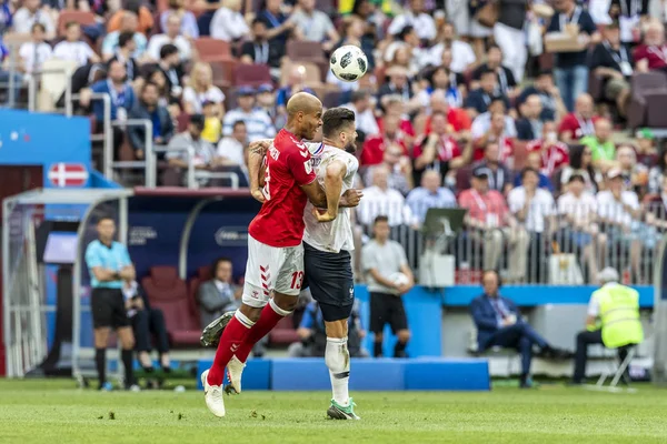 Moscow Rússia Julho 2018 Jogo Copa Mundo Fifa Spartak Stadium — Fotografia de Stock