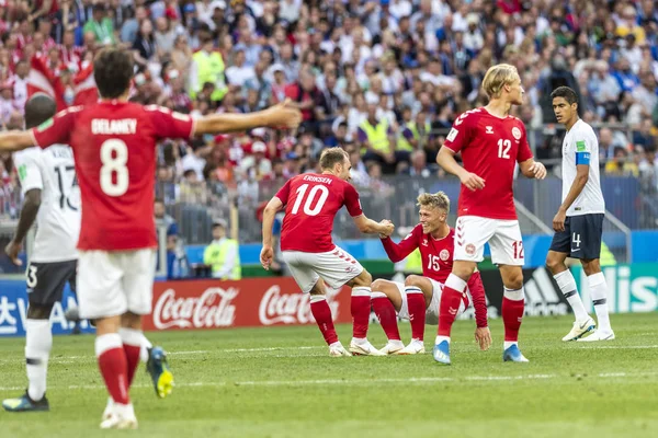 Moscou Russie Juillet 2018 Match Coupe Monde Fifa Spartak Stadium — Photo