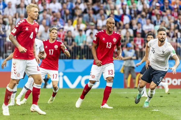 Moscow Rússia Julho 2018 Jogo Copa Mundo Fifa Spartak Stadium — Fotografia de Stock