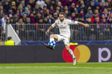 Moskova, Rusya -, 02.10.2018: Luzhniki Stadı, CSKA Moskova - Real Madrid Uefa Şampiyonlar Ligi oyunu.