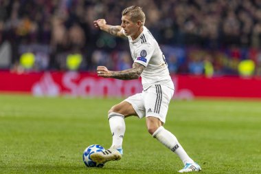 Moskova, Rusya -, 02.10.2018: Luzhniki Stadı, CSKA Moskova - Real Madrid Uefa Şampiyonlar Ligi oyunu.