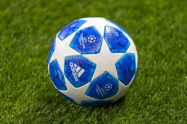 Μόσχα Ρωσία 2018 Uefa Champions League Παιχνίδι Στο Στάδιο Λουζνίκι — Φωτογραφία Αρχείου