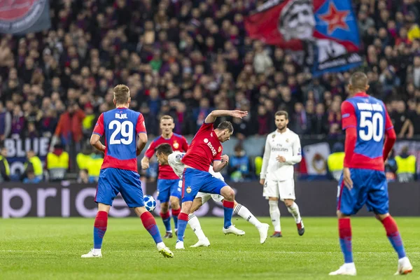 Moskou Rusland 2018 Uefa Champions League Spel Stadium Loezjniki Cska — Stockfoto