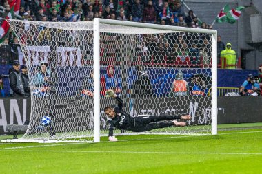 Moskova, Rusya -, 03.10.2018: Uefa Şampiyonlar Ligi oyunu Rzd Arena, Lokomotiv - Schalke 04.