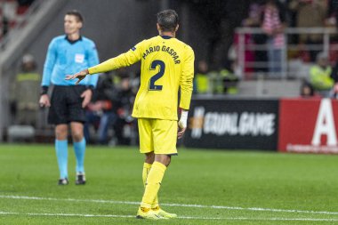 Moskova, Rusya -, 04.10.2018: Spartak stadyumu, Spartak Moskova (Moskova) - Villarreal Cf Uefa Avrupa Ligi maçında.