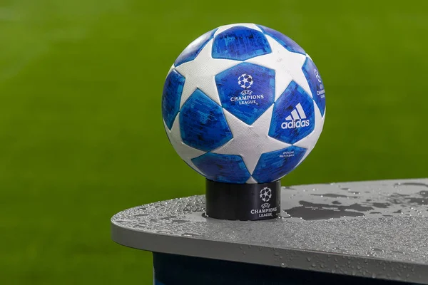 Mosca Russia 2018 Partita Della Uefa Champions League Rzd Arena — Foto Stock