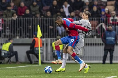 Moskova, Rusya -, 02.10.2018: Luzhniki Stadı, Cska Moskova - Roma maçında Uefa Şampiyonlar Ligi.