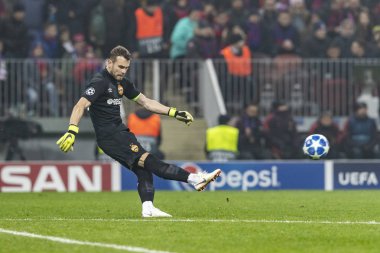 Moskova, Rusya -, 02.10.2018: Luzhniki Stadı, Cska Moskova - Roma maçında Uefa Şampiyonlar Ligi.