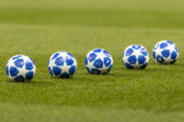 Moskova, Rusya -, 02.10.2018: Luzhniki Stadı, Cska Moskova - Roma maçında Uefa Şampiyonlar Ligi.