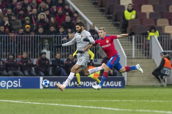 Moskou Rusland 2018 Uefa Champions League Spel Stadium Loezjniki Cska — Stockfoto