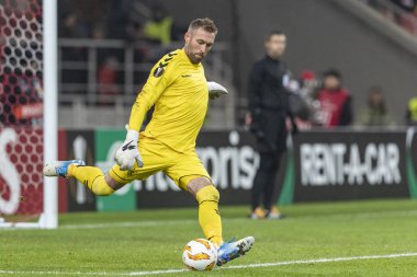 Moskova, Rusya -, 08.11.2018: Avrupa Ligi - G Grubu, Spartak Moskova Rakip Rangers