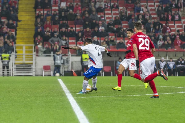 Moskova, Rusya -, 08.11.2018: Avrupa Ligi - G Grubu, Spartak Moskova Rakip Rangers