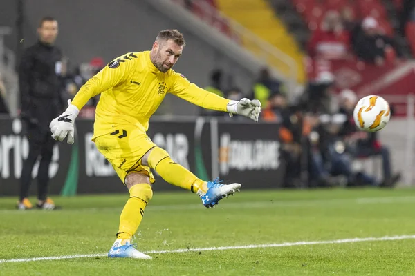 Moskova, Rusya -, 08.11.2018: Avrupa Ligi - G Grubu, Spartak Moskova Rakip Rangers