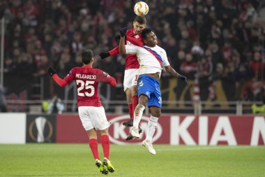 Moskova, Rusya -, 08.11.2018: Avrupa Ligi - G Grubu, Spartak Moskova Rakip Rangers