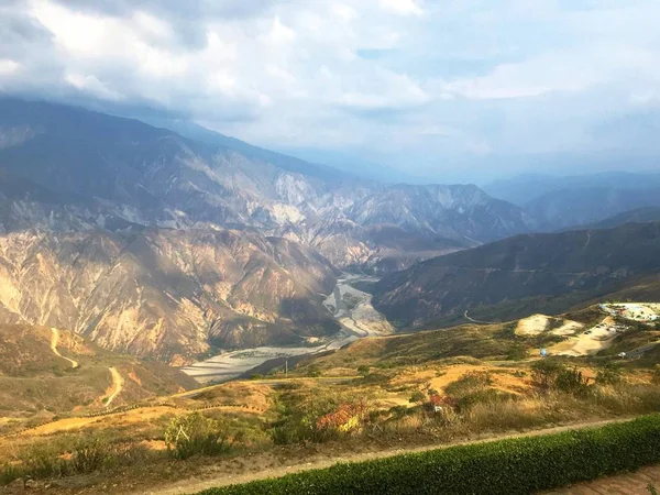 Atemberaubende Aussicht Auf Die Chicamocha Canon Kolumbien — Stockfoto