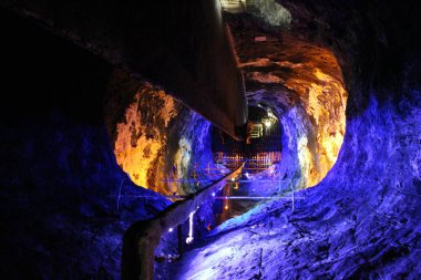 Kolombiya Nemocon tuz madenleri içinde