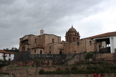 Şaşırtıcı Katedrali Cuzco, peru İnka'nın kalıntıları üzerine inşa