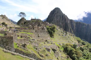 Amazing view of Machu Pichu in Peru clipart
