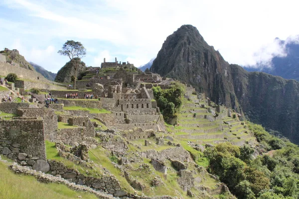 Atemberaubende Aussicht Auf Machu Pichu Peru — Stockfoto