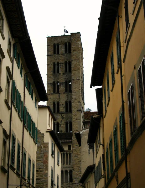 Torre Santa Maria Arezzo — Foto de Stock
